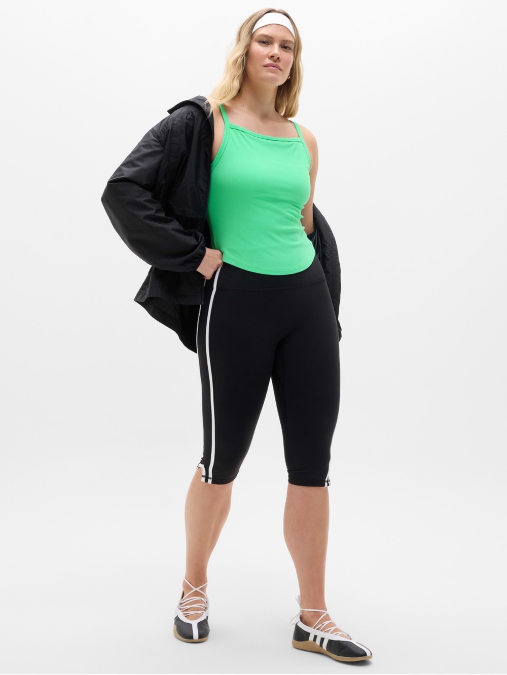 Athleta Signature Rib Apron Support Top - Picture 4 of 12